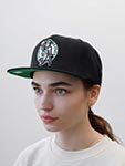 Бейсболка MITCHELL NESS арт. HHSS2976-BCEYYPPPBLCK Boston Celtics NBA (черный)